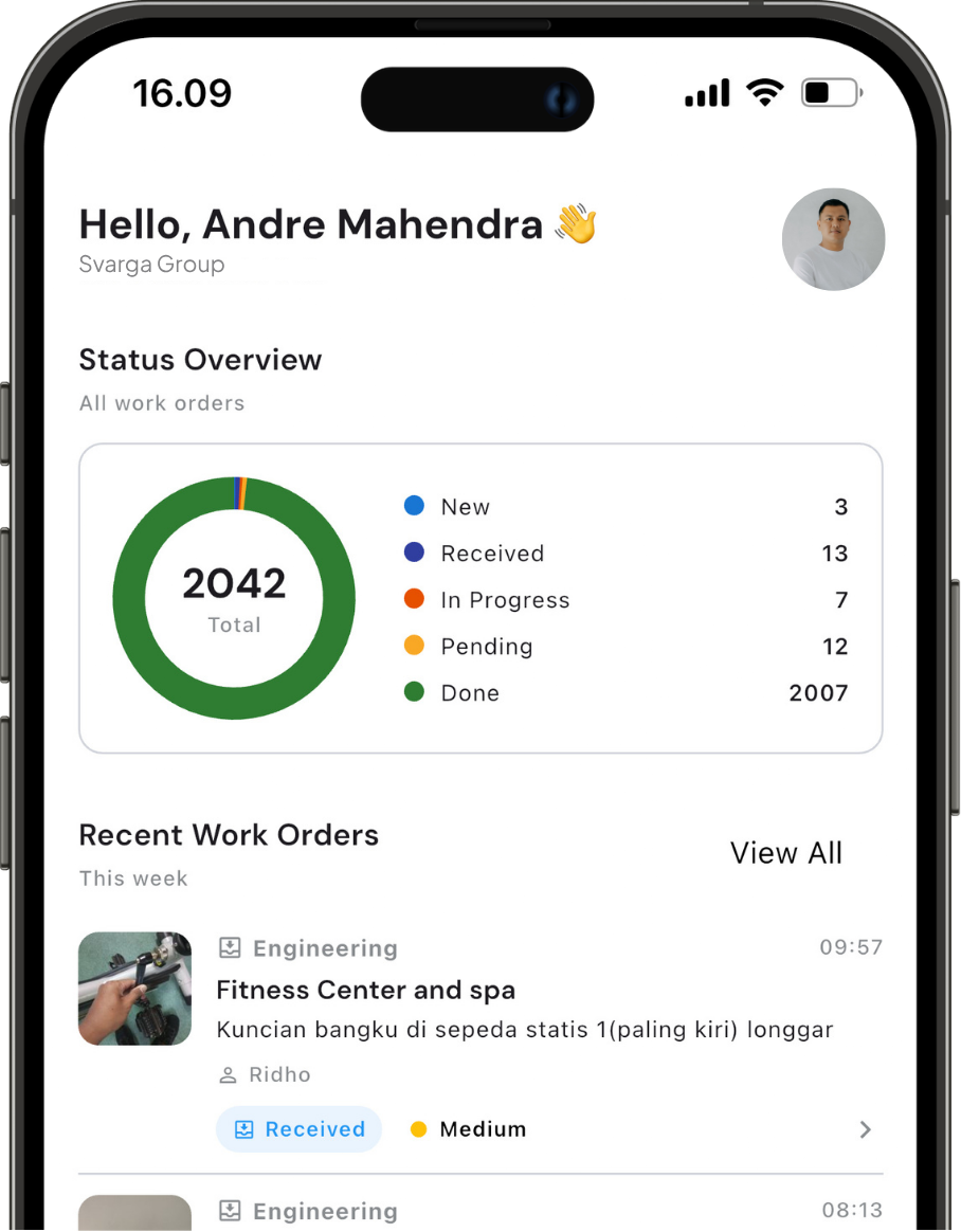 TrueTracker App Mockup